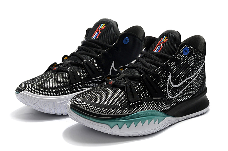 Nike Kyrie 7 Black White Blue Shoes